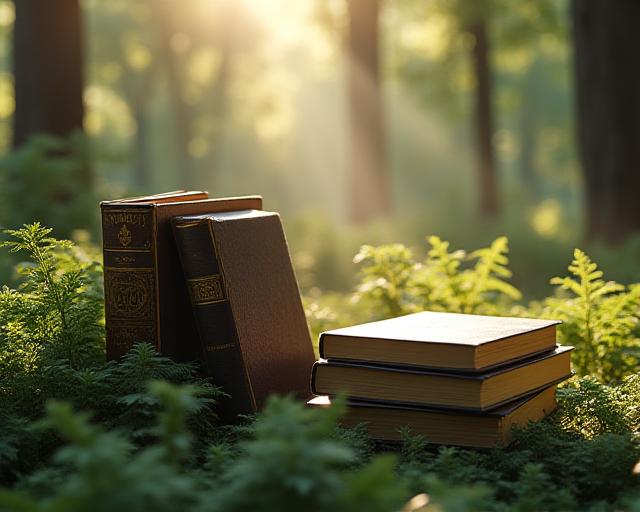 Bücher zwischen Farnen und Waldlicht – Waldgeist Books